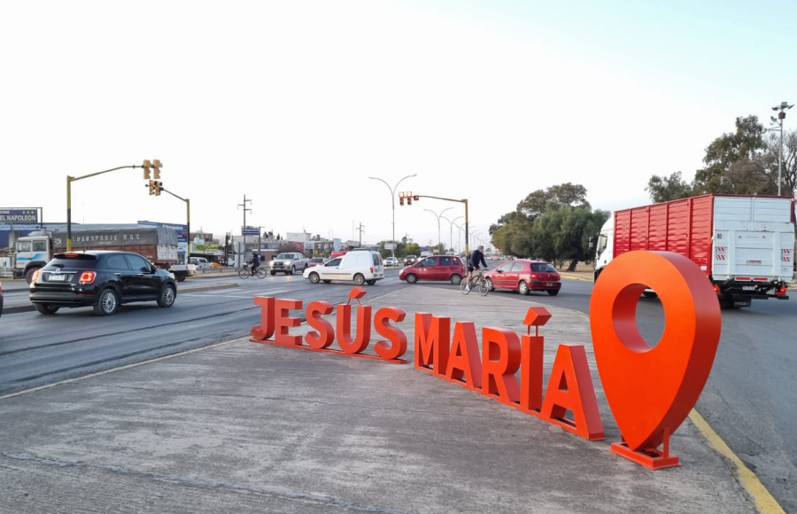 Jesús María: las calles Chile y Ameghino funcionan con sentido único