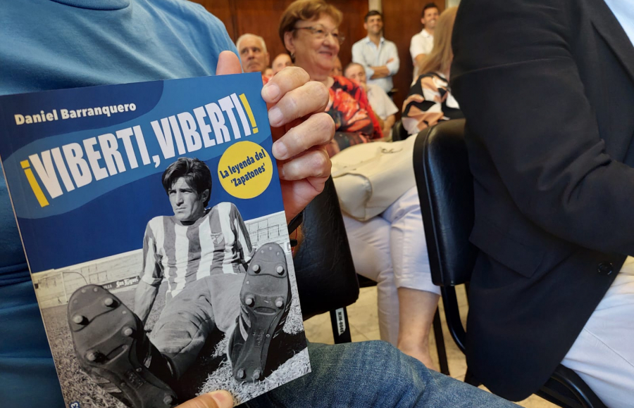 En un emotivo encuentro, se presentó el libro "¡Viberti, Viberti! La leyenda del Zapatones" en Jesús María