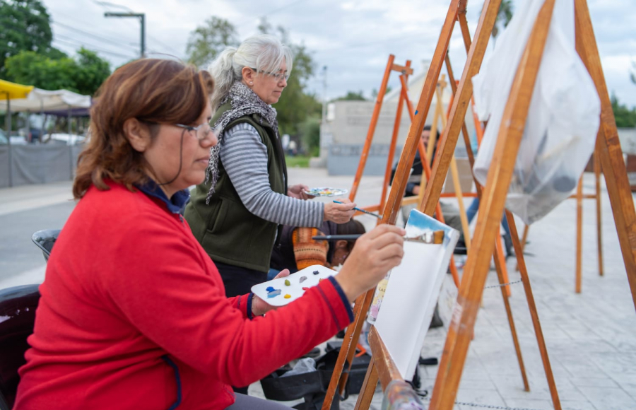 18º Encuentro de Pintores Paisajistas: más de 60 artistas coparon de arte Jesús María