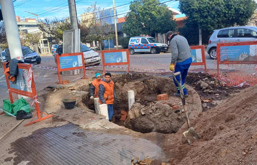 Jesús María avanza con obras para brindar un mejor servicio de agua a los vecinos