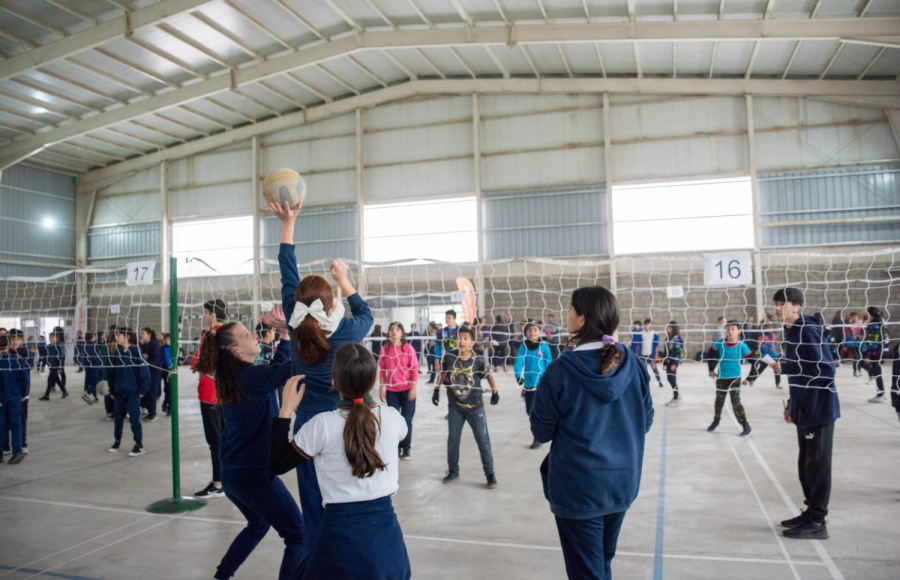 Más de 500 niños y niñas coparon el Centro de Eventos y Deportes