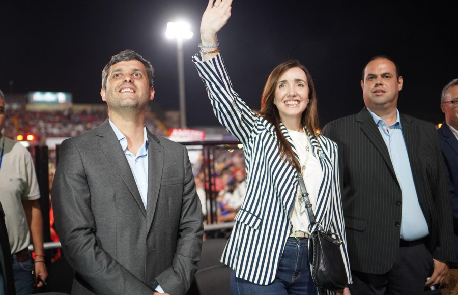 Jesús María: el intendente Federico Zárate fue el anfitrión de la vicepresidente de la Nación en su visita festivalera