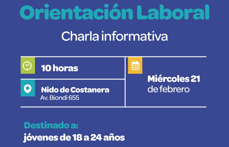 Impulsá tu futuro con el Taller de Orientación Laboral de la Muni