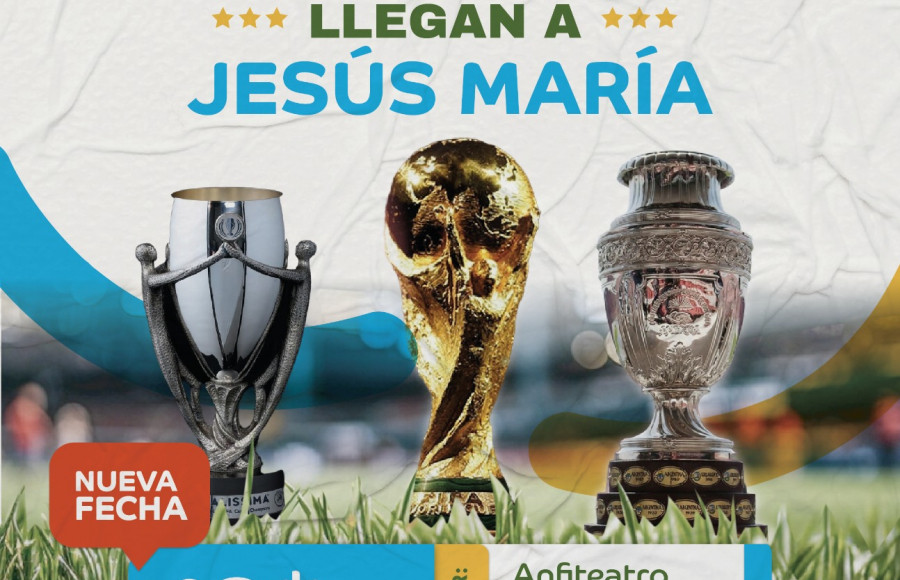 La Copa del Mundo de la selección argentina de fútbol llega a Jesús María