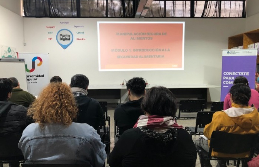 Este sábado, curso gratuito sobre manipulación segura de alimentos en Jesús María