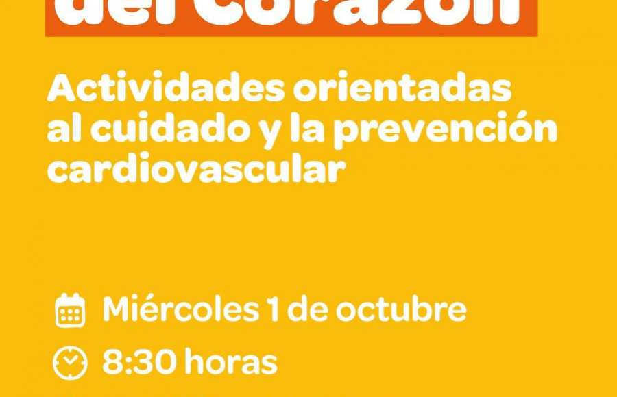 Jornada de actividades de prevención por el Día Mundial del Corazón