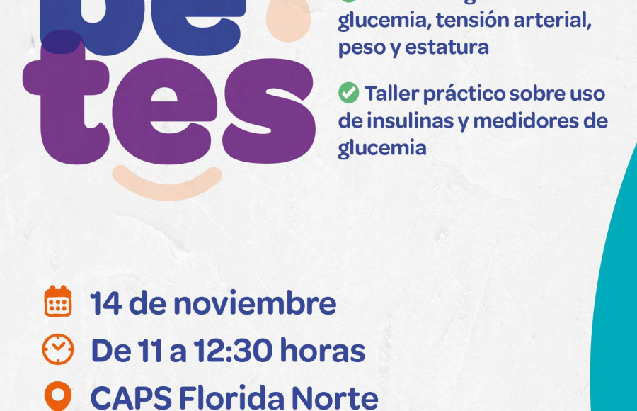 Jesús María realizará una jornada concientización y controles gratuitos por el Día Mundial de la Diabetes