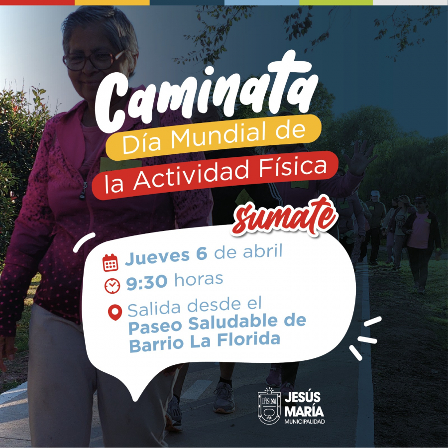 Caminata recreativa por el Día Mundial de la Actividad Física