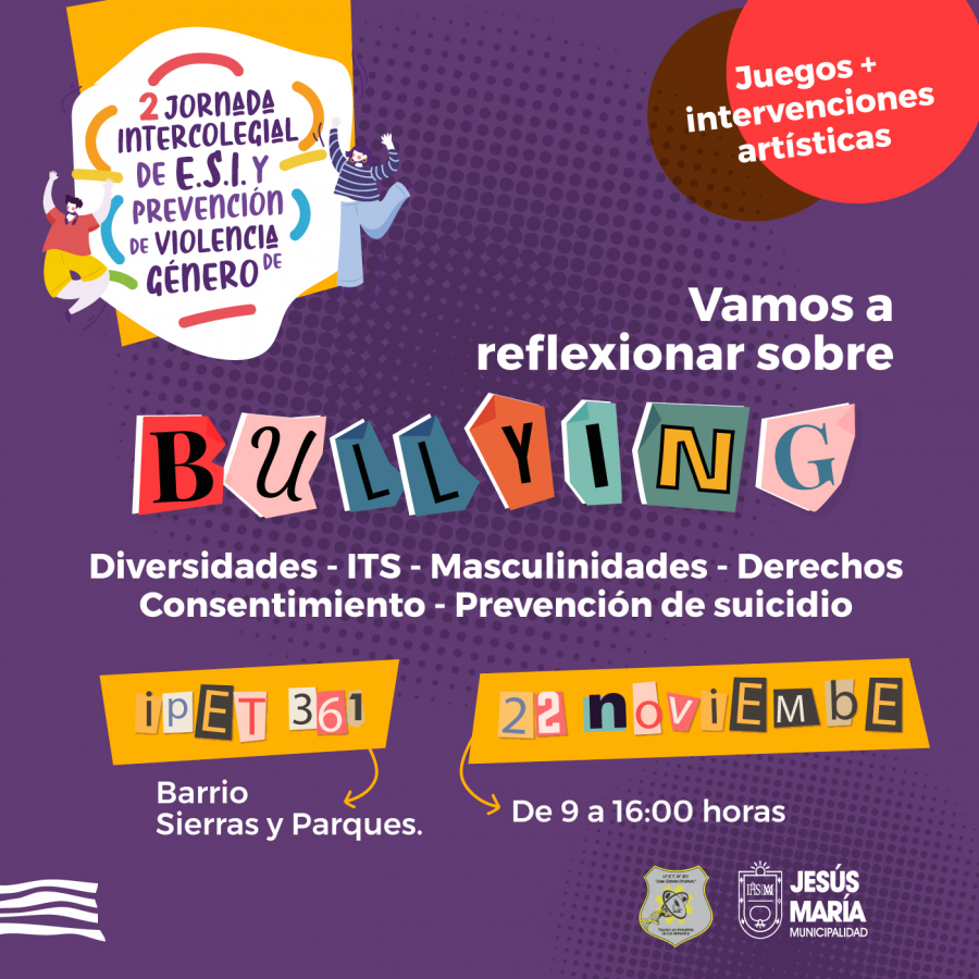 2 jornada intercolegial de E.S.I. y prevención de violencia de género