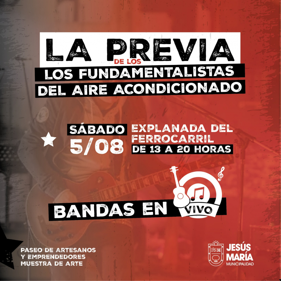 La previa rockera de "Los Fundamentalistas del Aire Acondicionado"