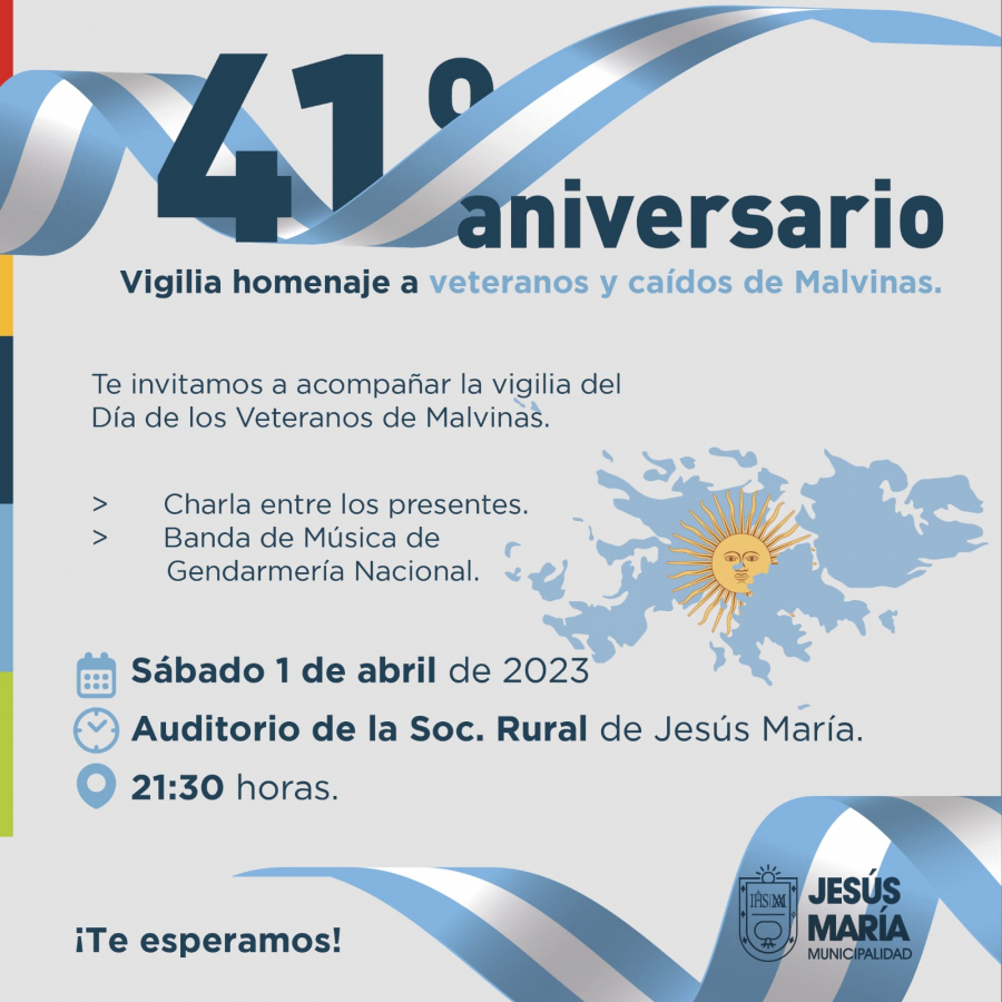 Vigilia en homenaje a veteranos y caídos de Malvinas