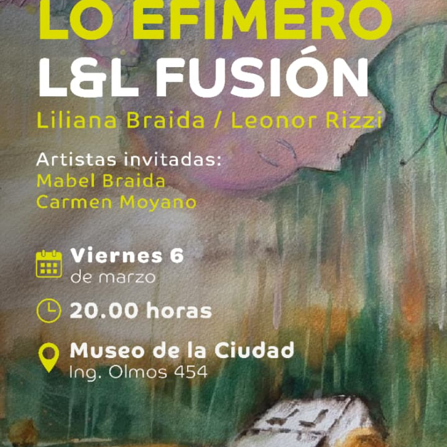 “Elogio de lo efímero”: nueva muestra de arte en el Museo de la Ciudad