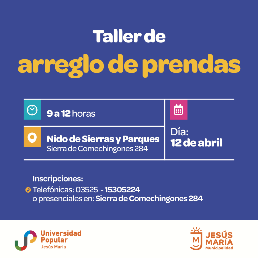 Taller de arreglo de prendas