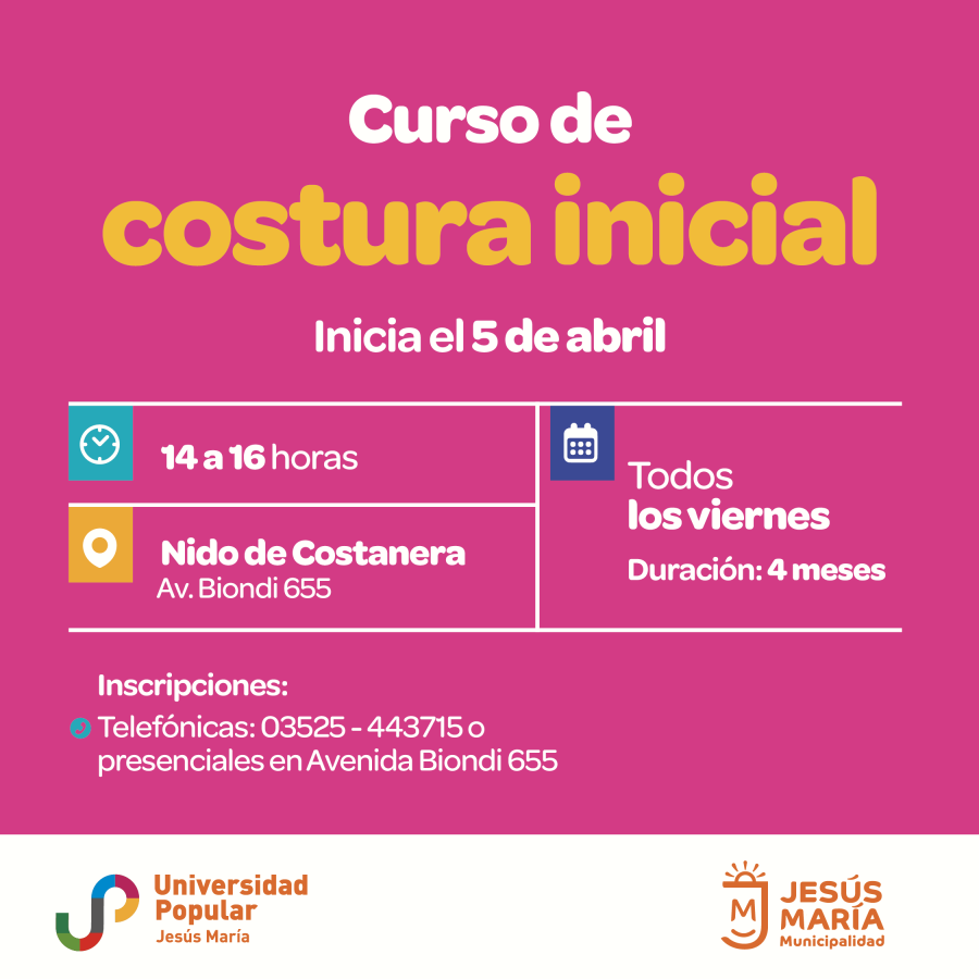 Curso de costura inicial