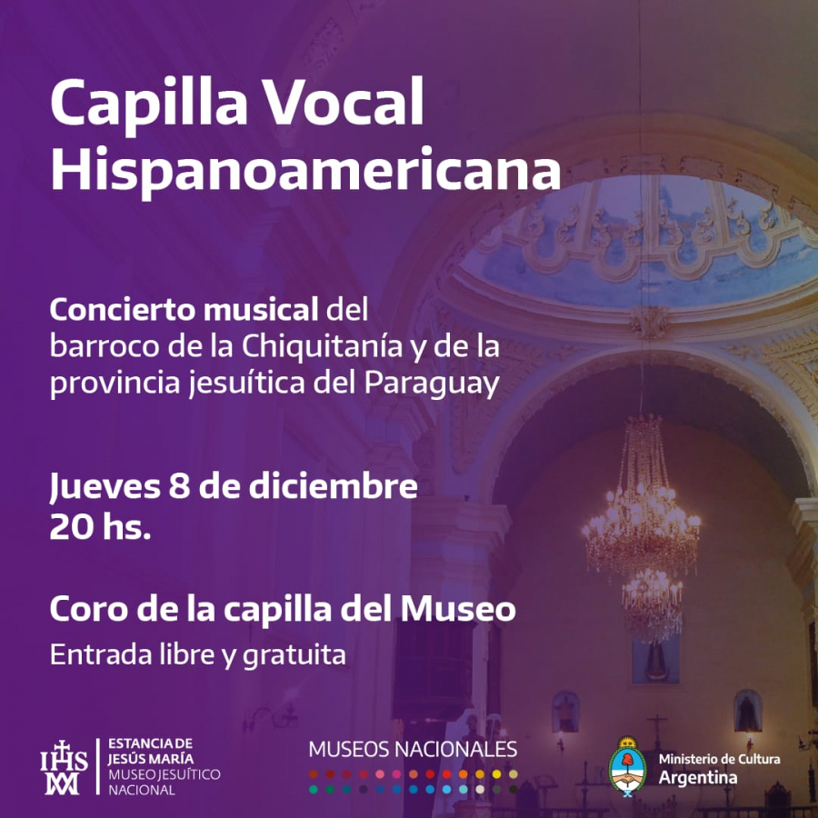 Concierto musical "Capilla Vocal Hispanoamericana"