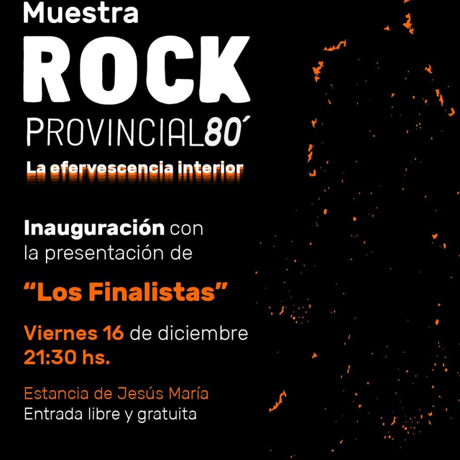 Muestra Rock Provincial 80´