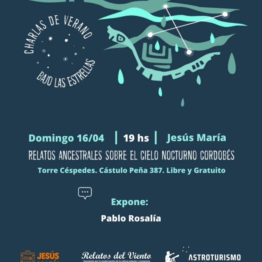 Charla "Relatos Ancestrales sobre el cielo nocturno cordobés