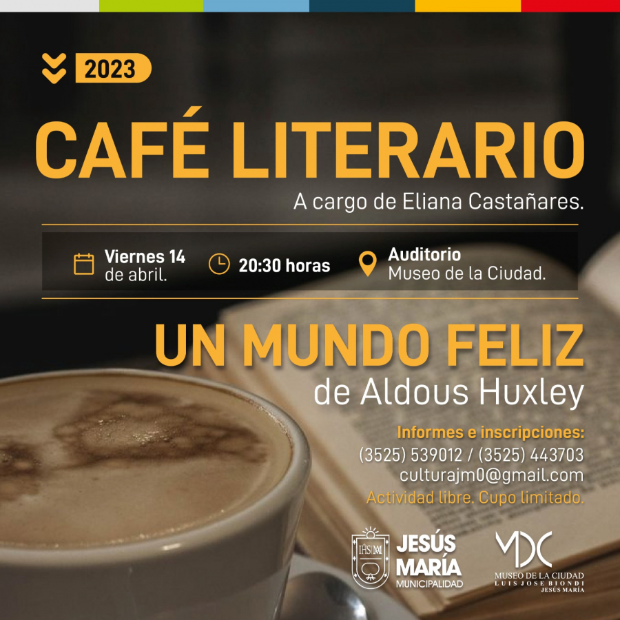 Café Literario "Un mundo feliz"