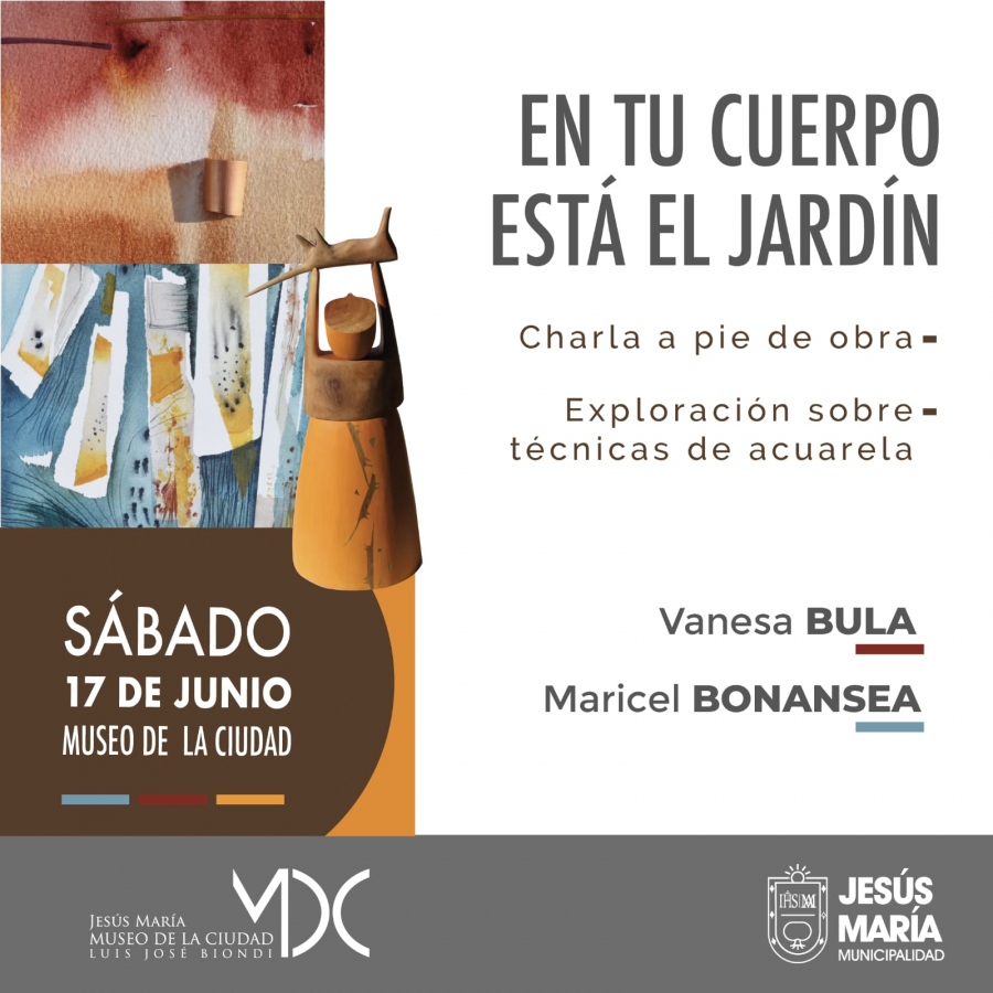 Charla a pie de obra "En tu cuerpo está el jardín"