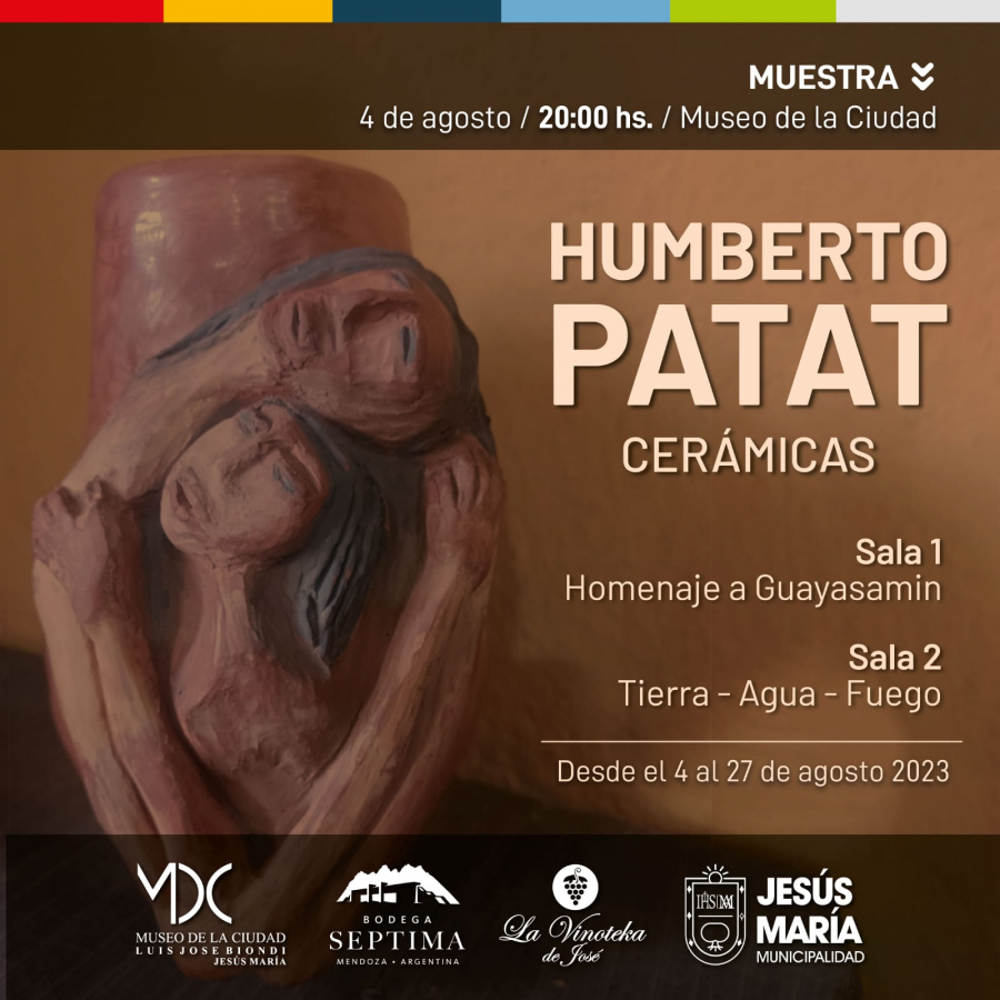 Inauguración de la muestra "Humberto Patat cerámicas"