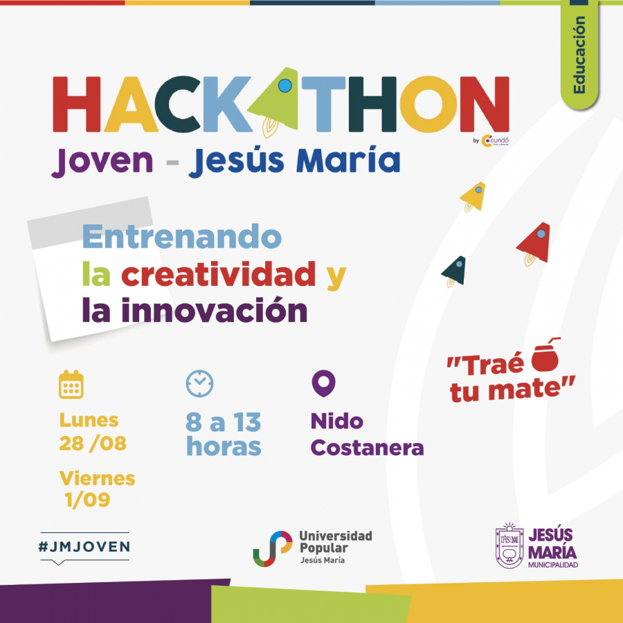¡Jesús María tendrá su primera "Hackathon Joven" sobre creatividad e innovación!