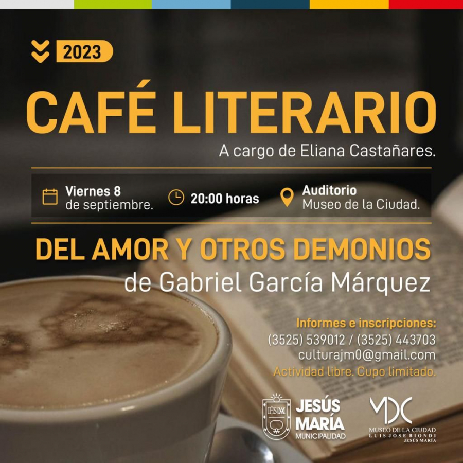 Café Literario "Del amor y otros demonios"