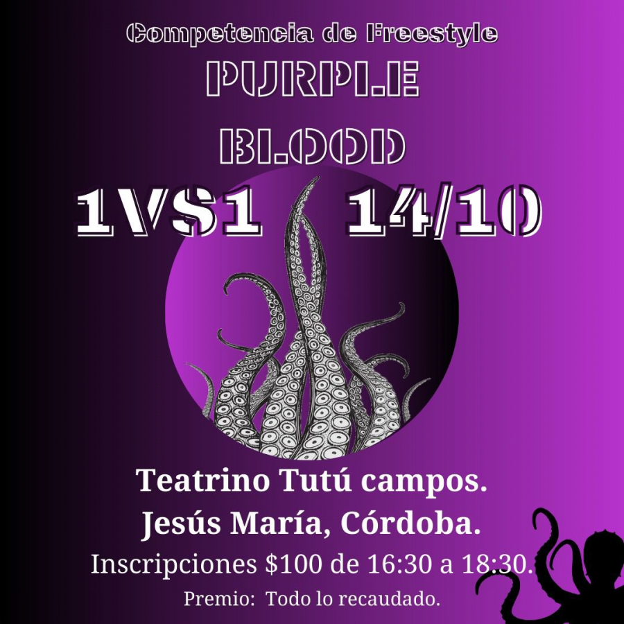 Competencia de Freestyle "Purple Blood"