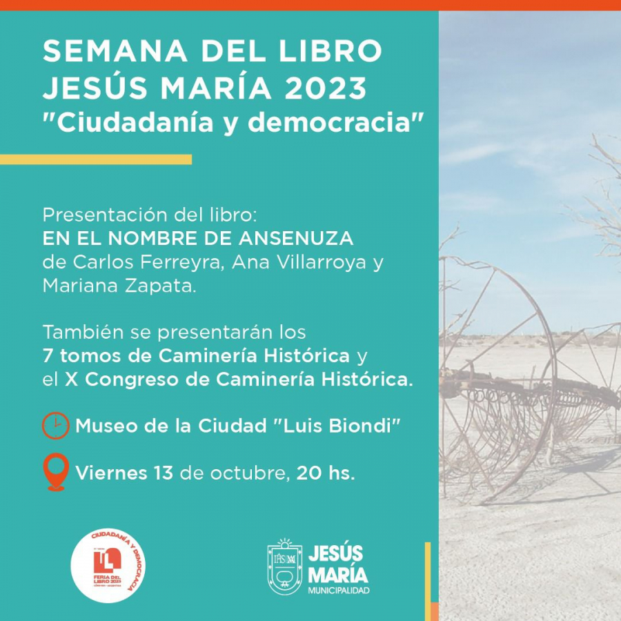 Semana del Libro Jesús María "Ciudadanía y democracia"