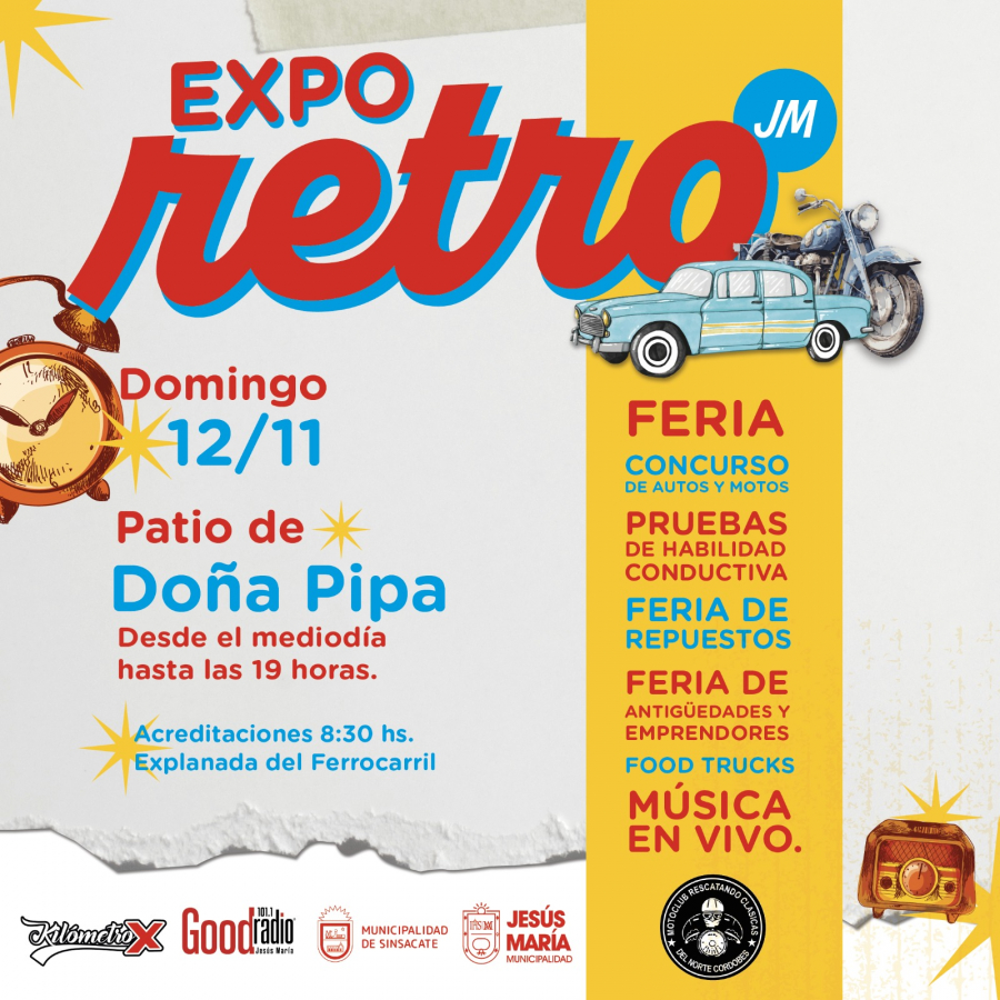 Llega la Expo Retro al Patio de Doña Pipa