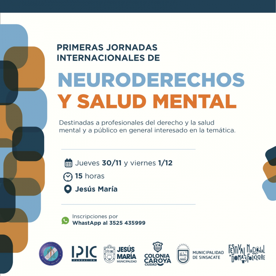Primeras Jornadas Internacionales de Neuroderechos y Salud Mental