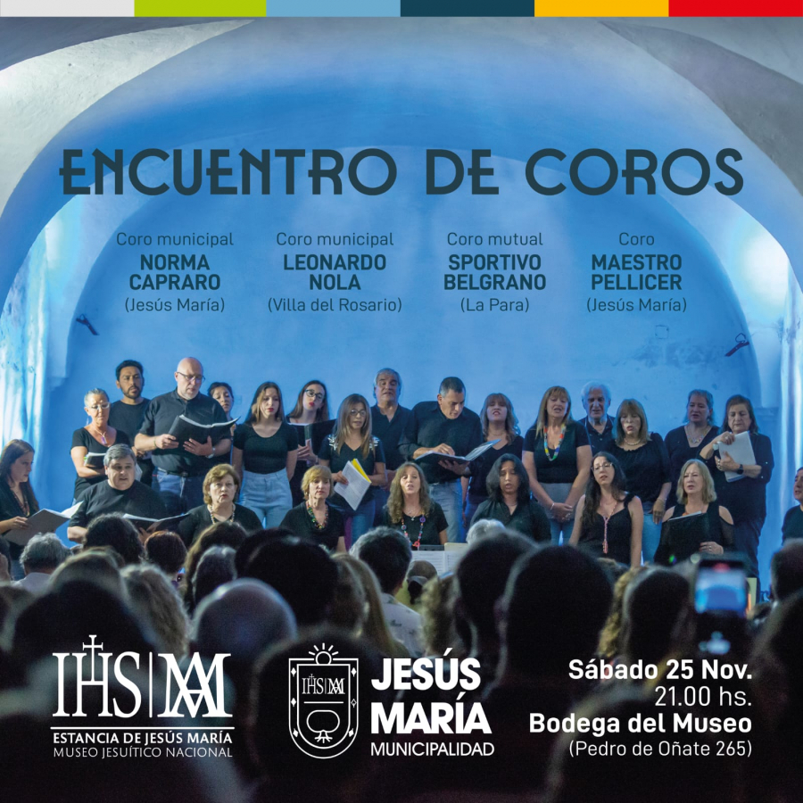 Encuentro de coros en el Museo Jesuítico