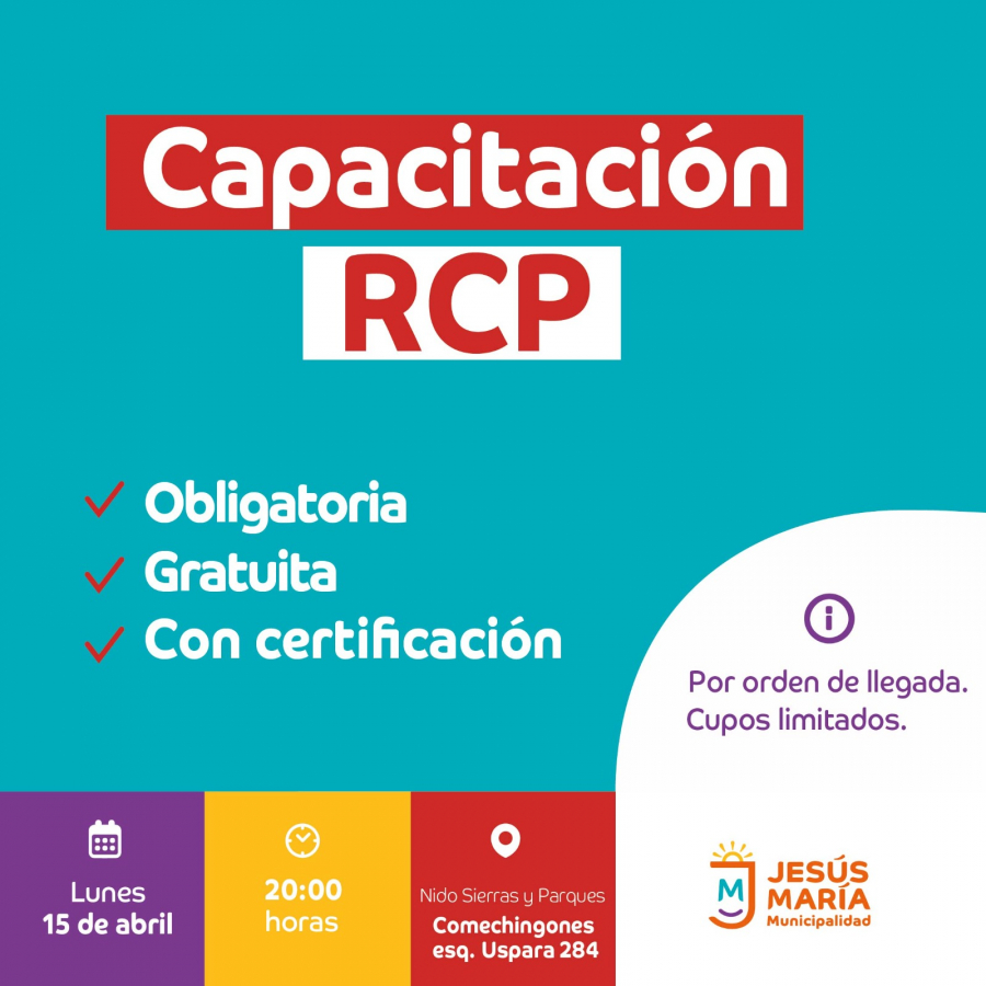 RCP en los barrios: taller en Sierras y Parques