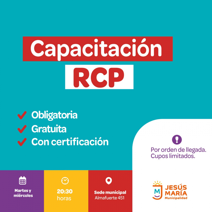 ¡Capacitate en RCP!