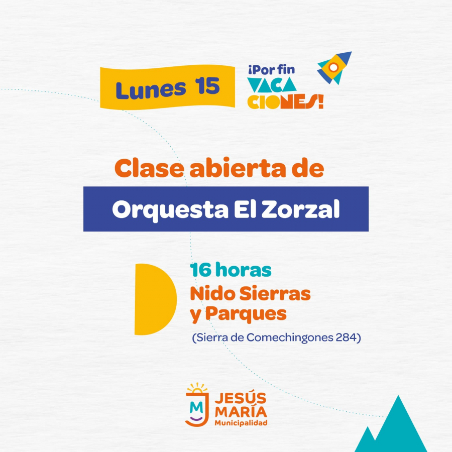 ¡Por fin vacaciones! Agenda del lunes 15