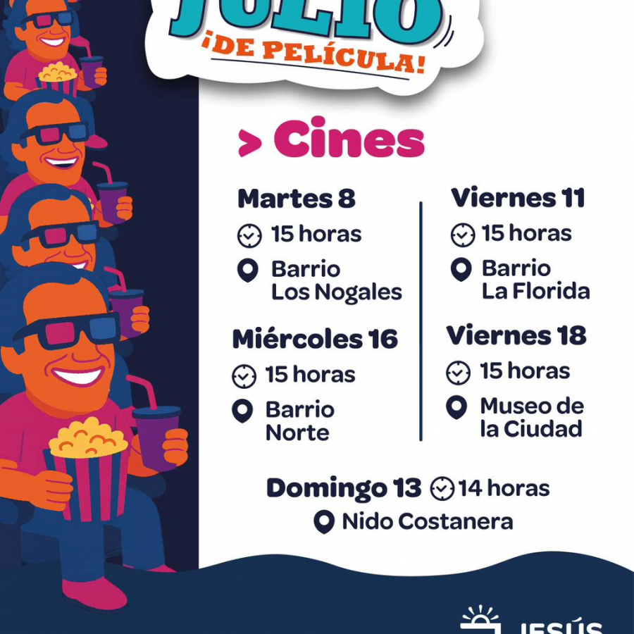 “Julio de película”