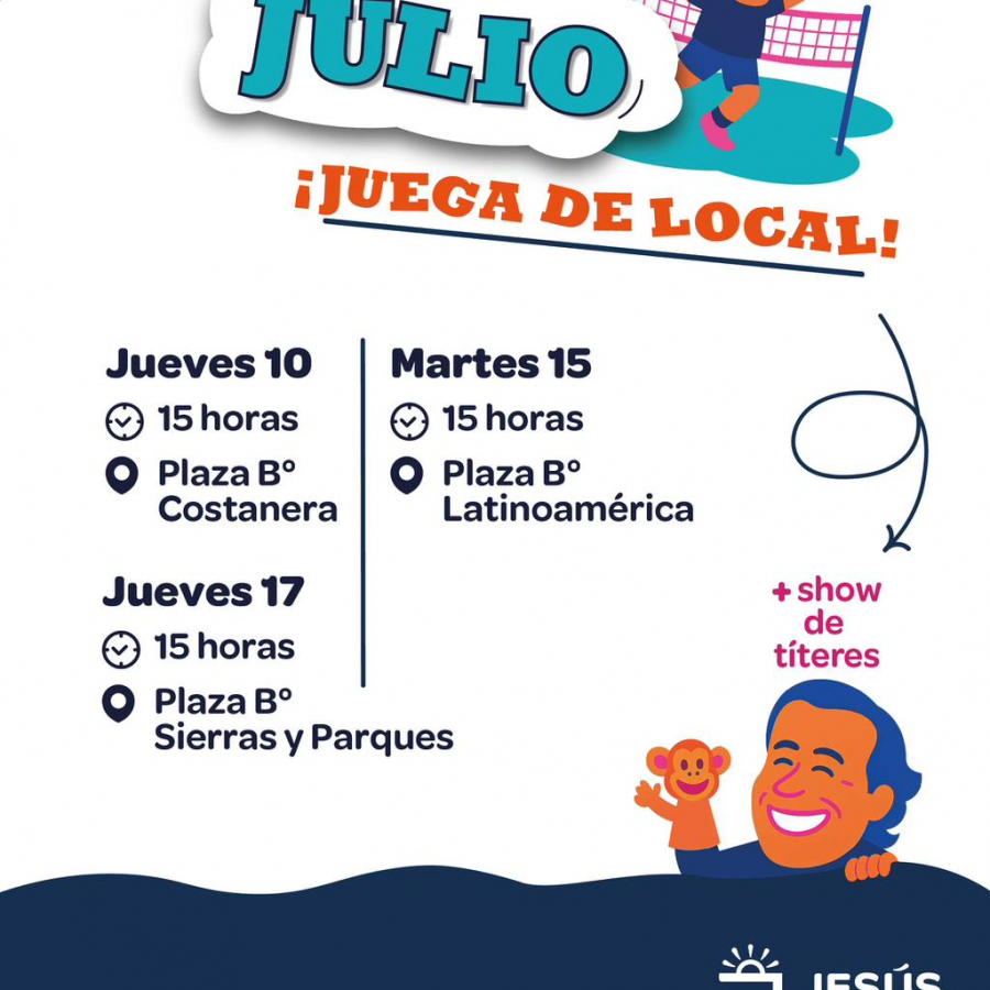 “Julio juega de local”
