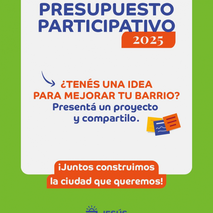 Presupuesto participativo: Taller Armando mi Proyecto