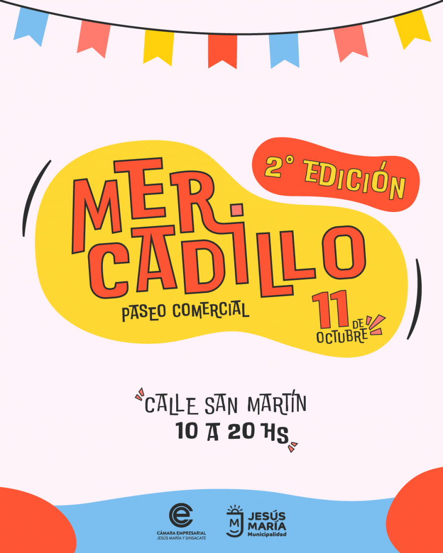 Jesús María se prepara para su segundo mercadillo a cielo abierto