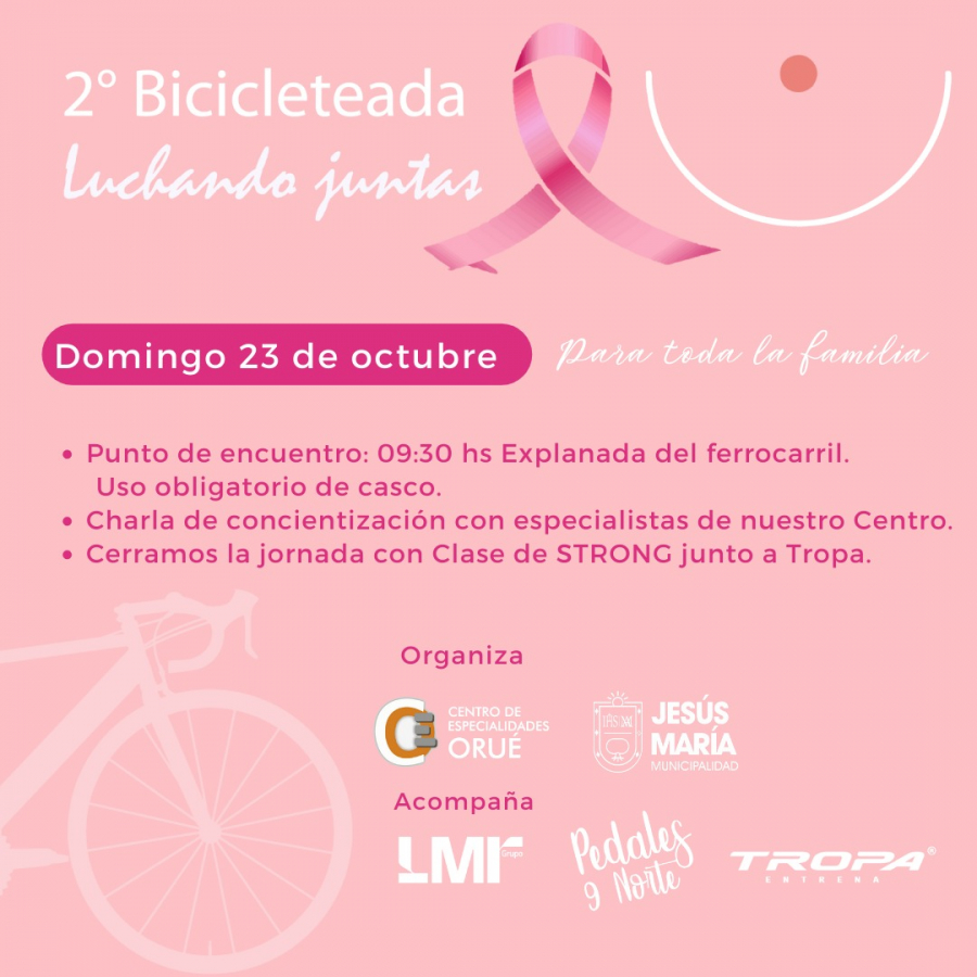 Bicicleteada familiar "Luchando juntas"