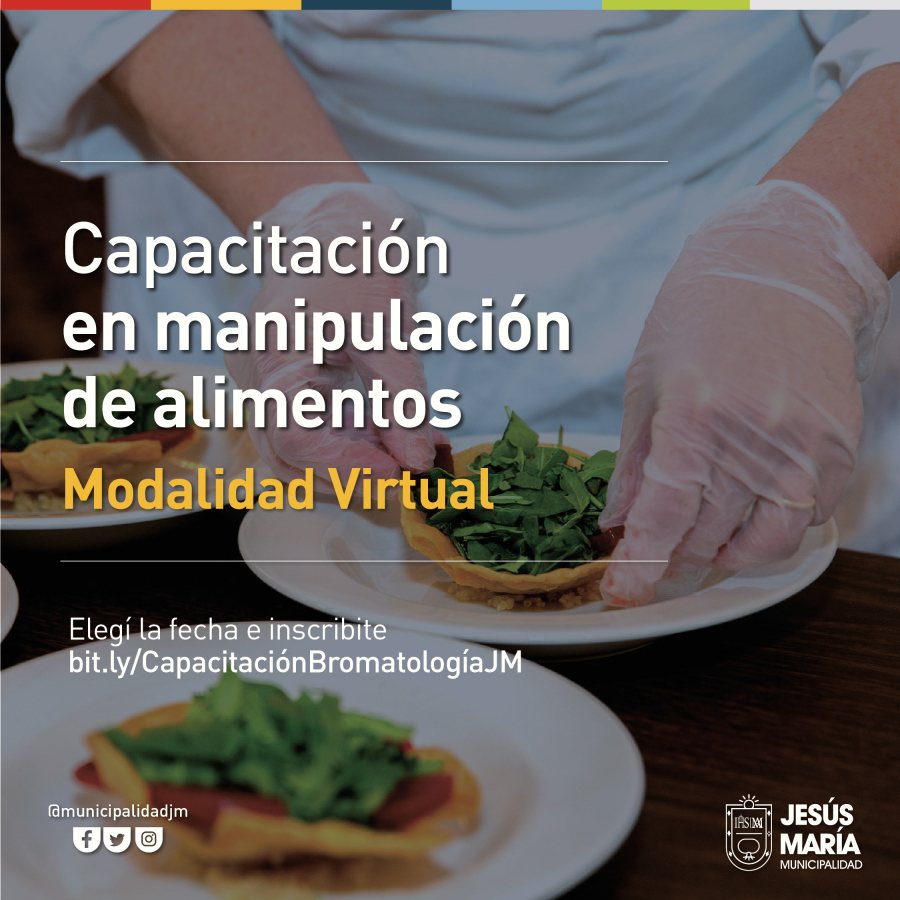 Capacitación virtual en manipulación de alimentos