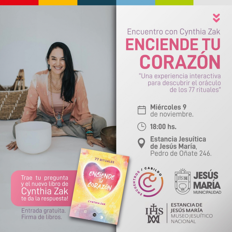 Cynthia Zak presenta su libro "Enciende tu corazón"