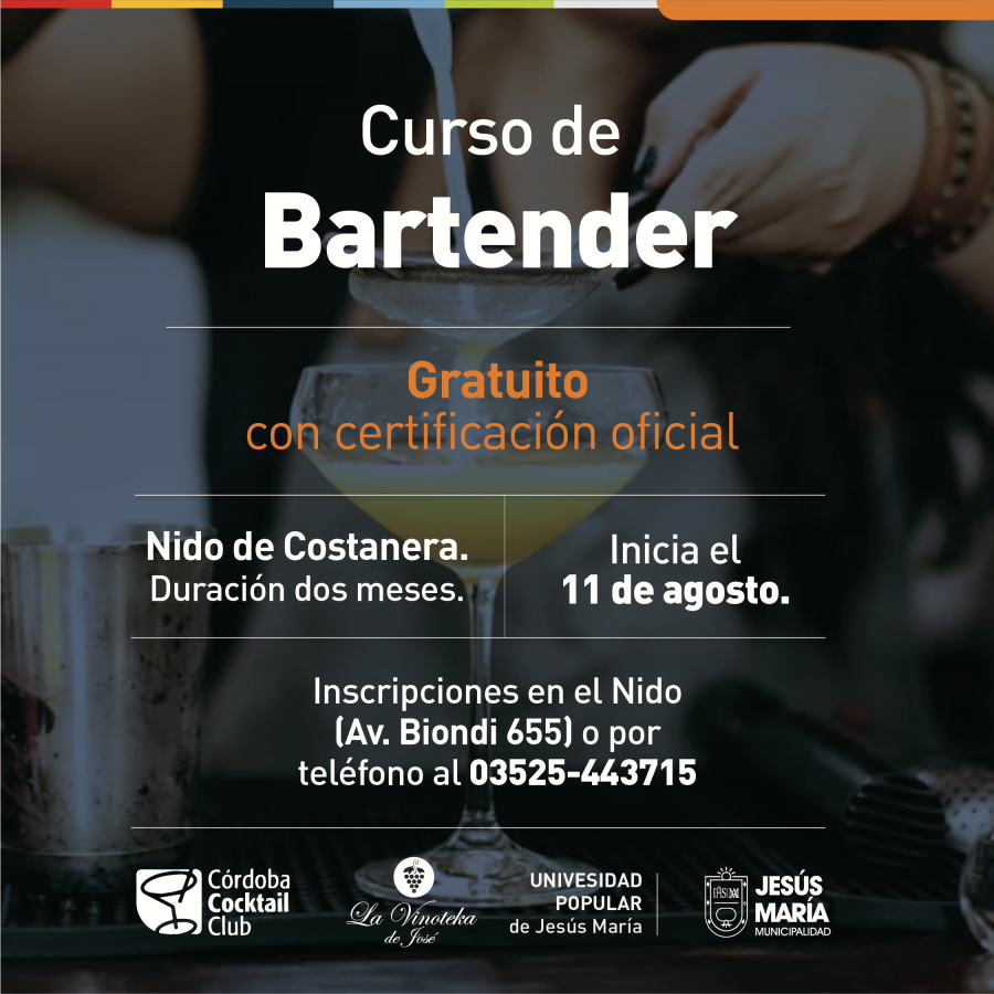 Curso de bartender