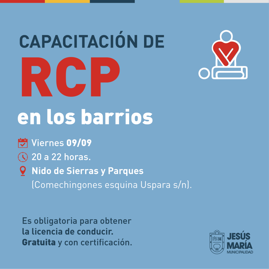 Curso de RCP: Nido de Sierras y Parques