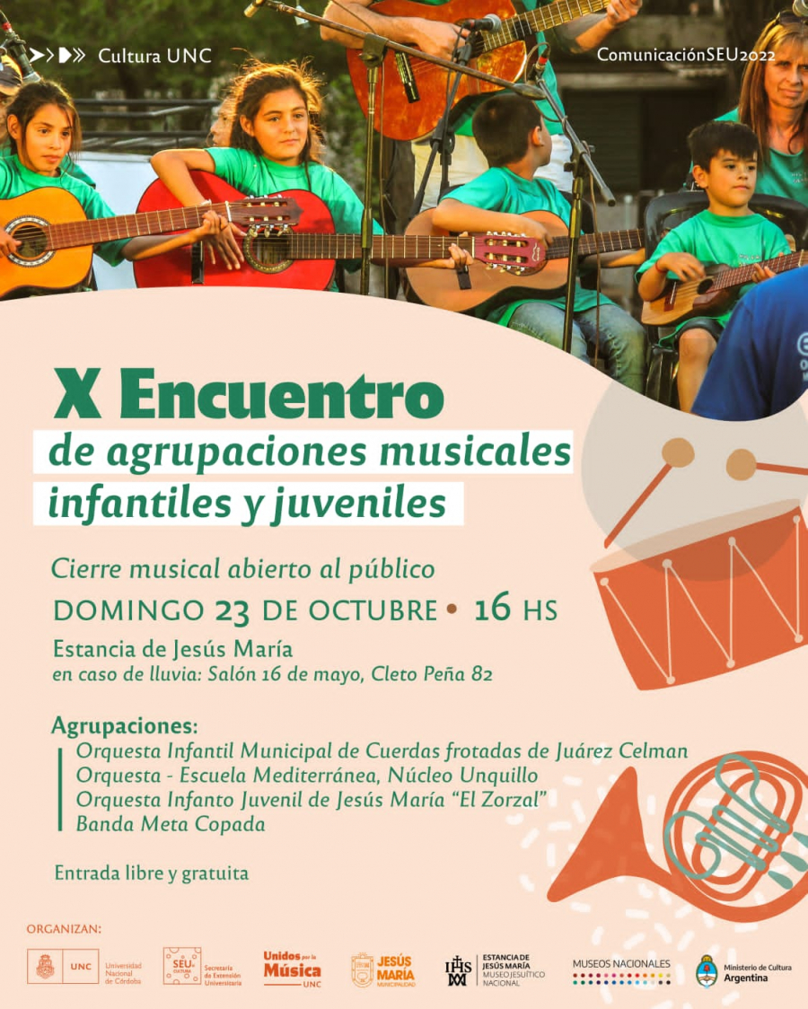 Concierto musical de agrupaciones infantiles y juveniles