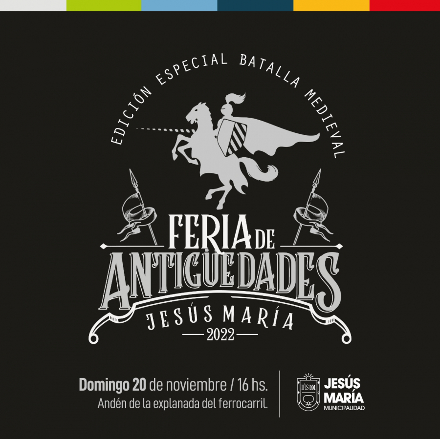 Feria de Antigüedades con batalla medieval