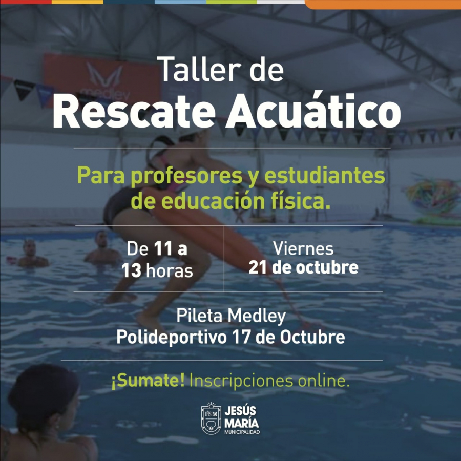 Taller de rescate acuático