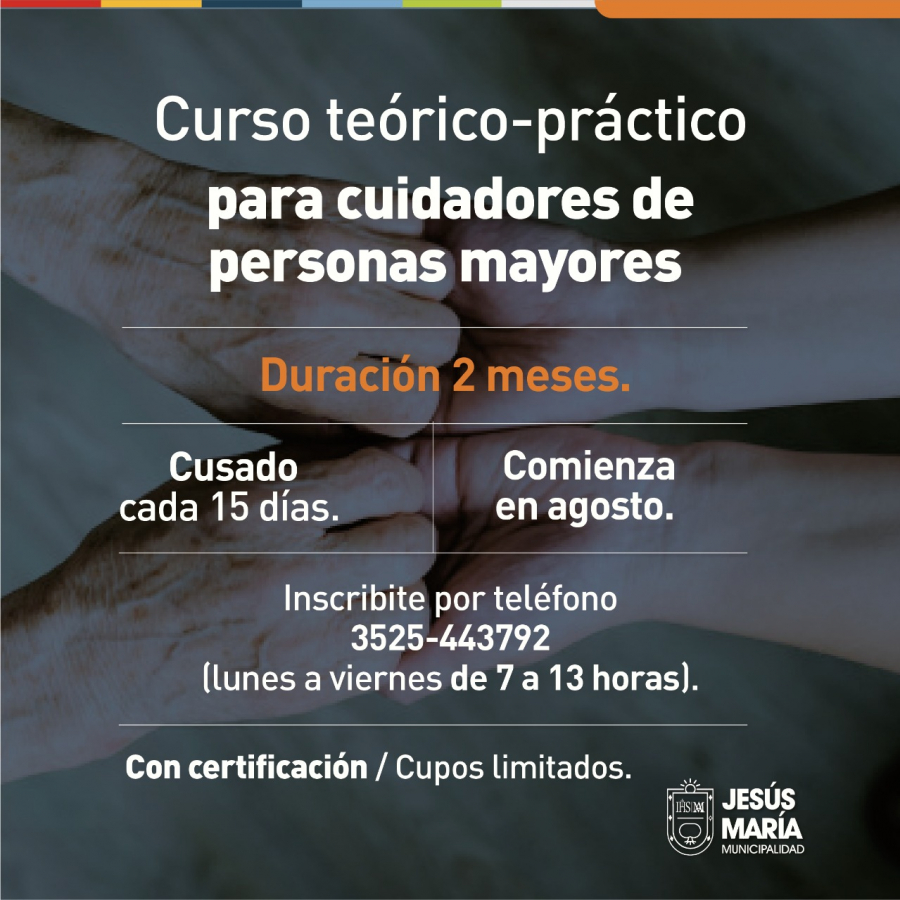 Curso para cuidadores de personas mayores