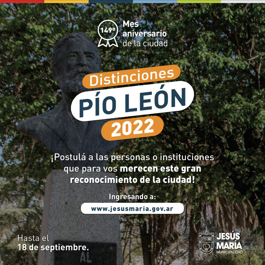 Acto y entrega de distinciones Pío León 2022
