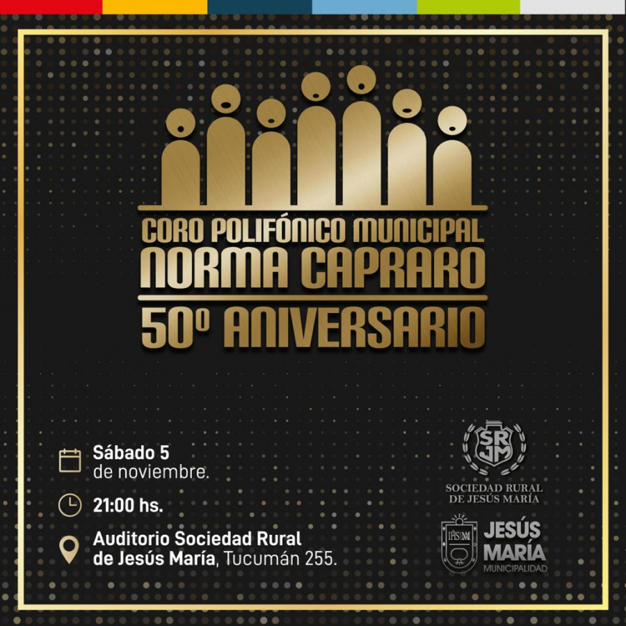 Nuevo concierto del Coro Polifónico Municipal por sus bodas de oro