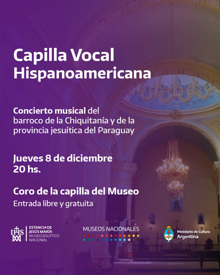 Concierto musical "Capilla Vocal Hispanoamericana"